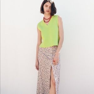 Zara ribbed knit vest